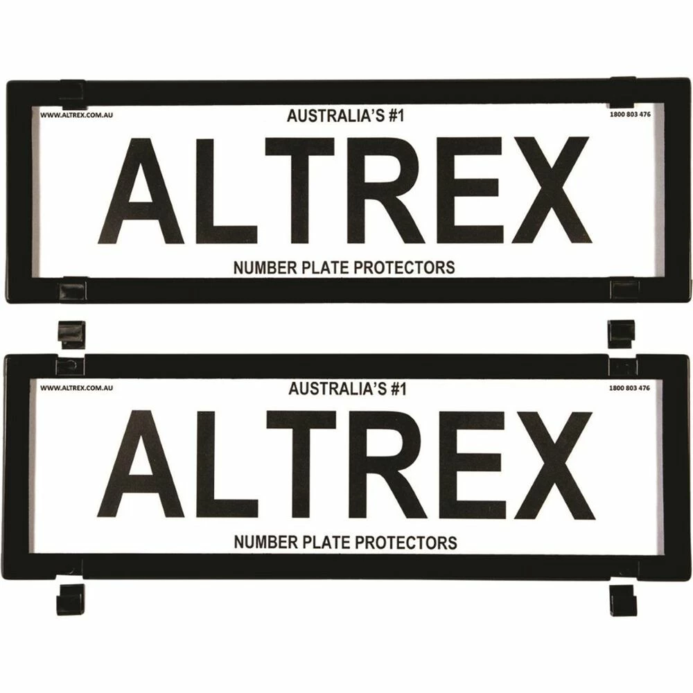 Altrex 5 Figure Slimline Number Plate Protector, No Lines 1 Altrex 5 Figure Slimline Number Plate Protector, No Lines