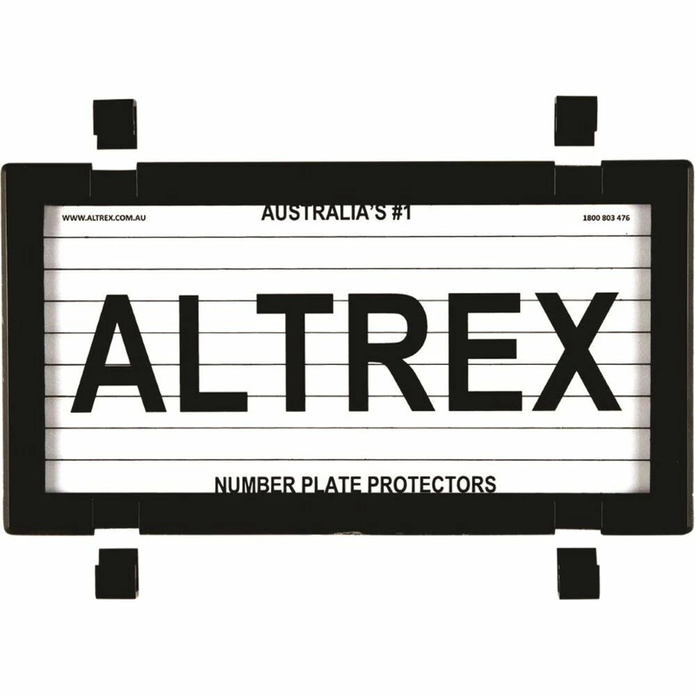 Altrex Motorbike Number Plate Protector - With Lines 9DMBL 1 Altrex Motorbike Number Plate Protector - With Lines 9DMBL
