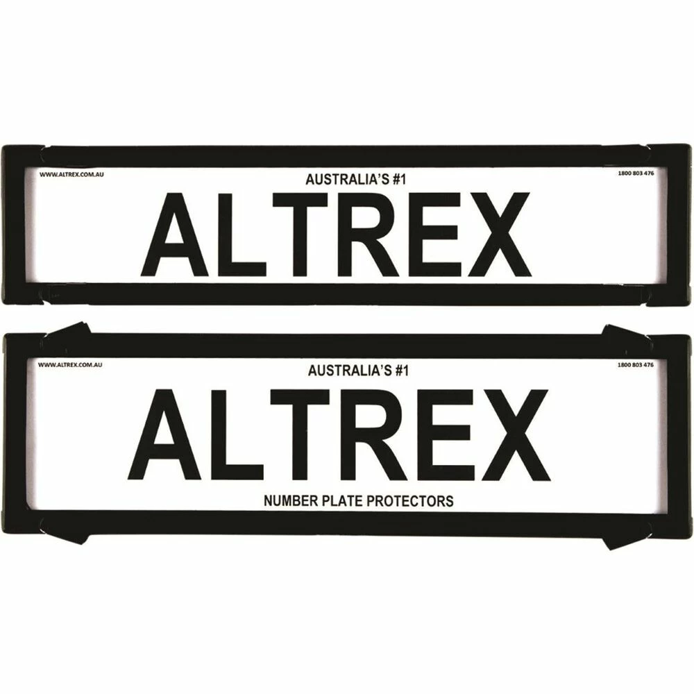 Altrex Number Plate Protector - 6 Figure Premium Without Lines 6NLP 1 Altrex Number Plate Protector - 6 Figure Premium Without Lines 6NLP