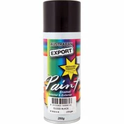 Export Enamel Paint, Gloss Black - 250g