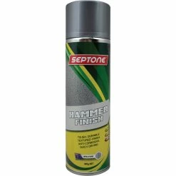 Septone® Hammer Finish Paint, Silver - 400g