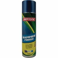 Septone® Hammer Finish Paint, Metallic Blue - 400g