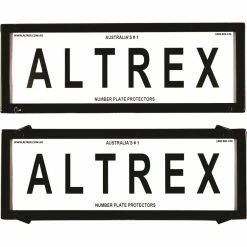 Altrex Number Plate Protector - 6 Figure Deluxe Clear 6NL
