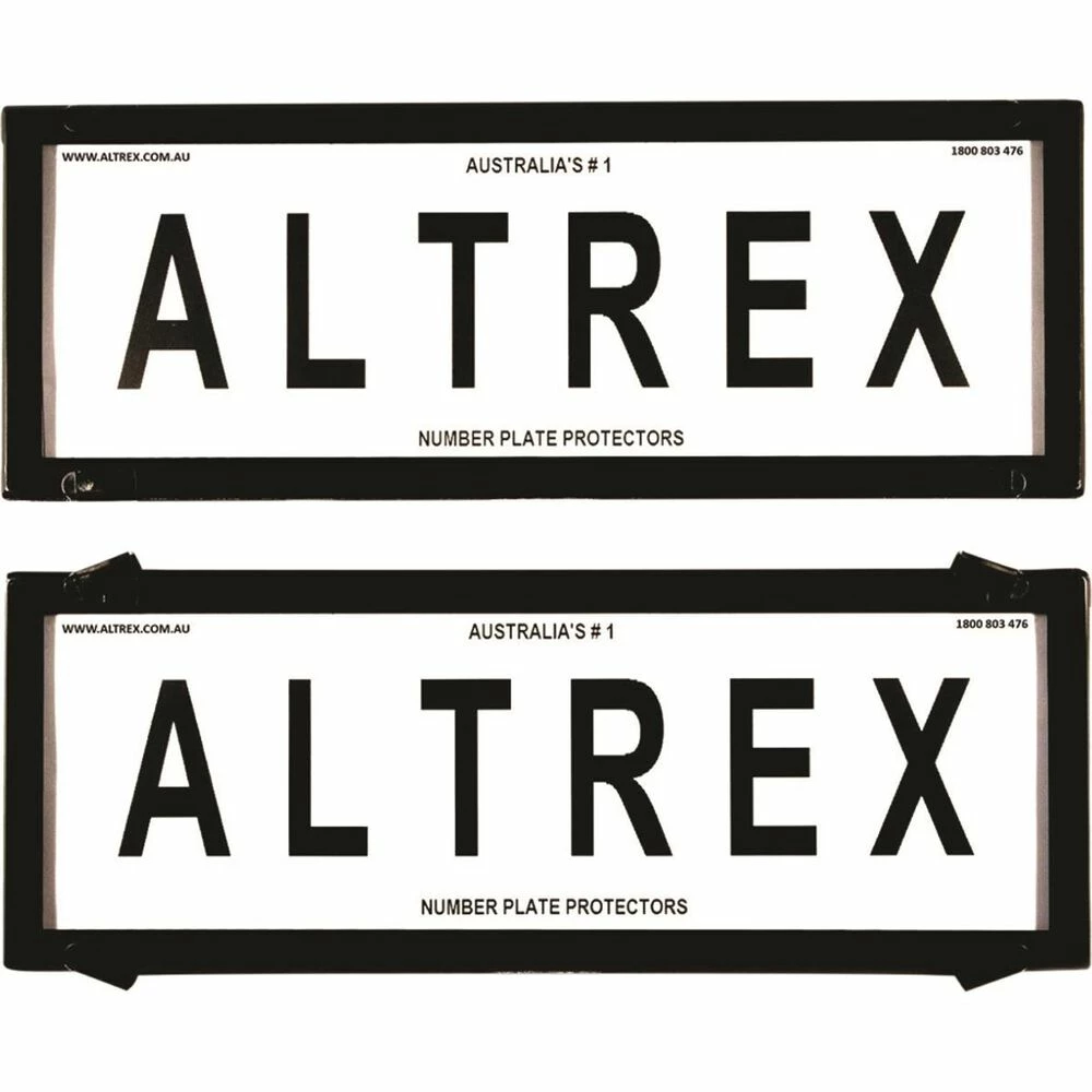 Altrex Number Plate Protector - 6 Figure Deluxe Clear 6NL 1 Altrex Number Plate Protector - 6 Figure Deluxe Clear 6NL