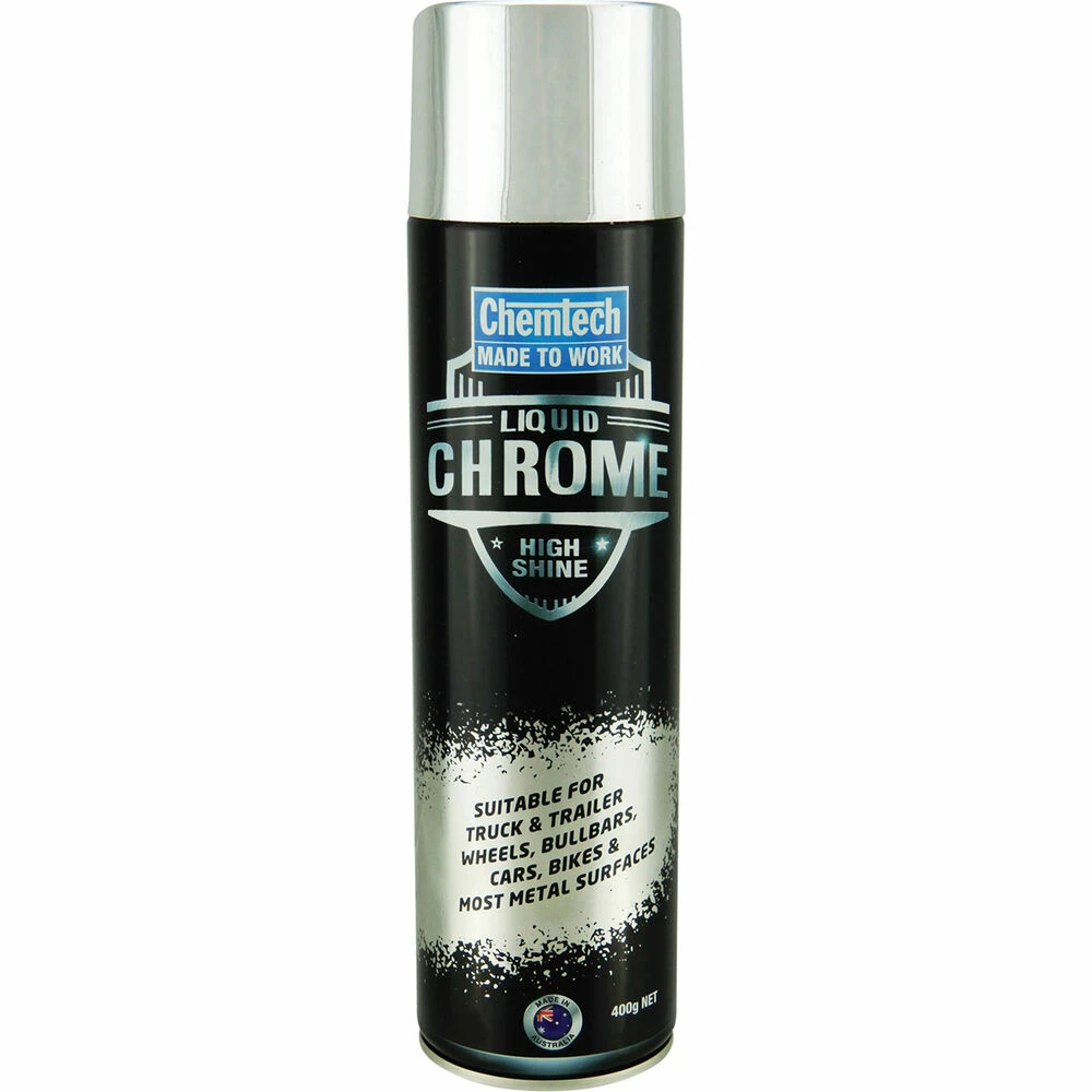 Chemtech® Liquid Chrome High Shine Paint - 400g 1 Chemtech® Liquid Chrome High Shine Paint - 400g