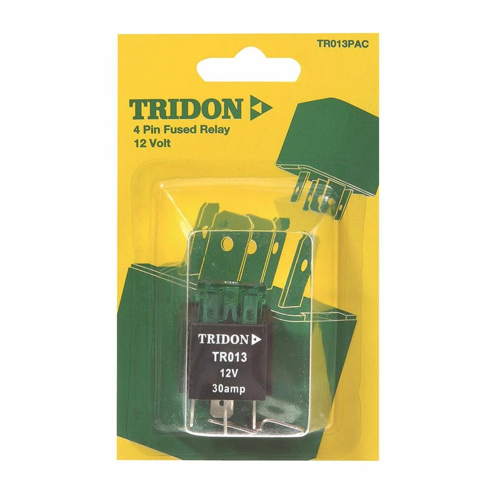 Tridon Relay - Mini, 12V 30 AMP 4 Pin - TR013PAC 1 Tridon Relay - Mini, 12V 30 AMP 4 Pin - TR013PAC