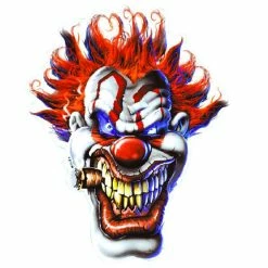 Hot Stuff Sticker - Clown Face, Vinyl