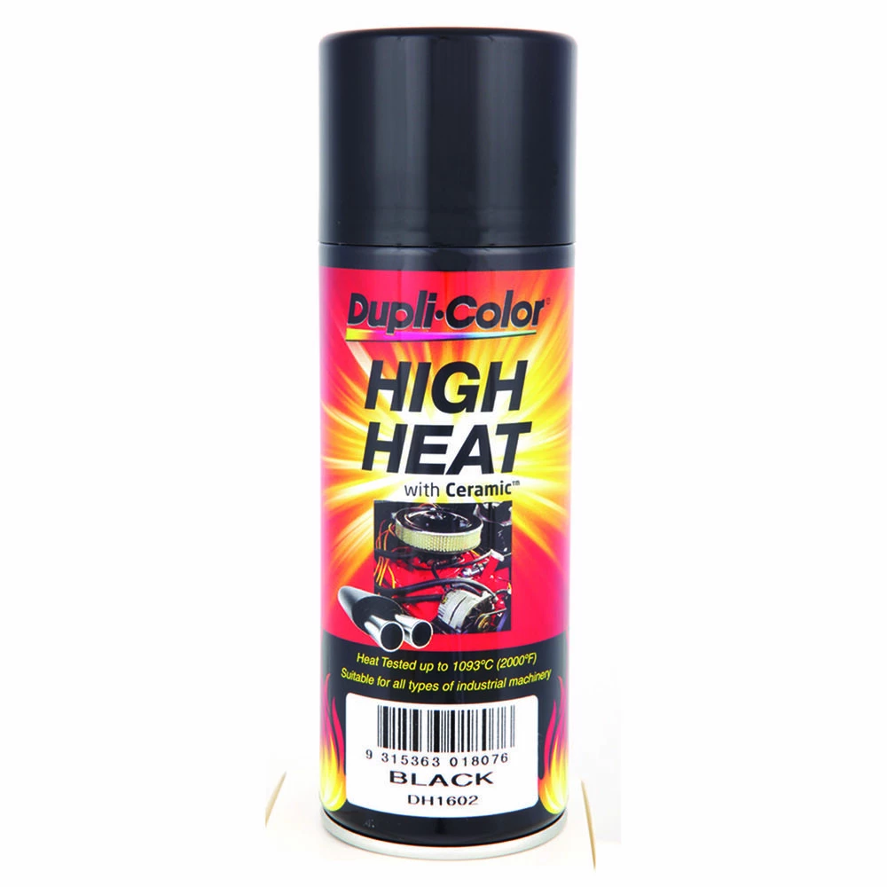 Dupli-Color High Heat Aerosol Paint, Black - 340g 1 Dupli-Color High Heat Aerosol Paint, Black - 340g