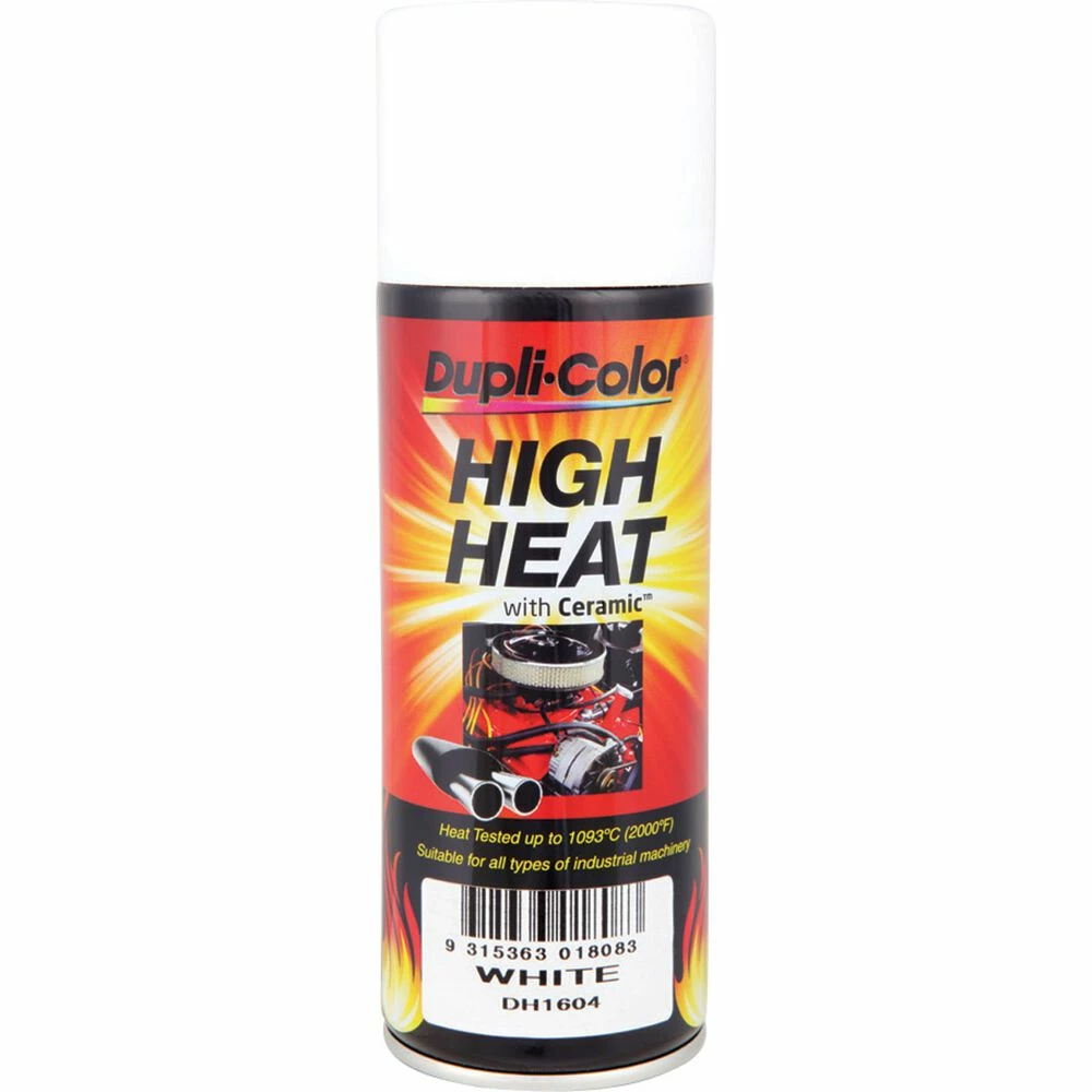 Dupli-Color High Heat Aerosol Paint, White - 340g 1 Dupli-Color High Heat Aerosol Paint, White - 340g