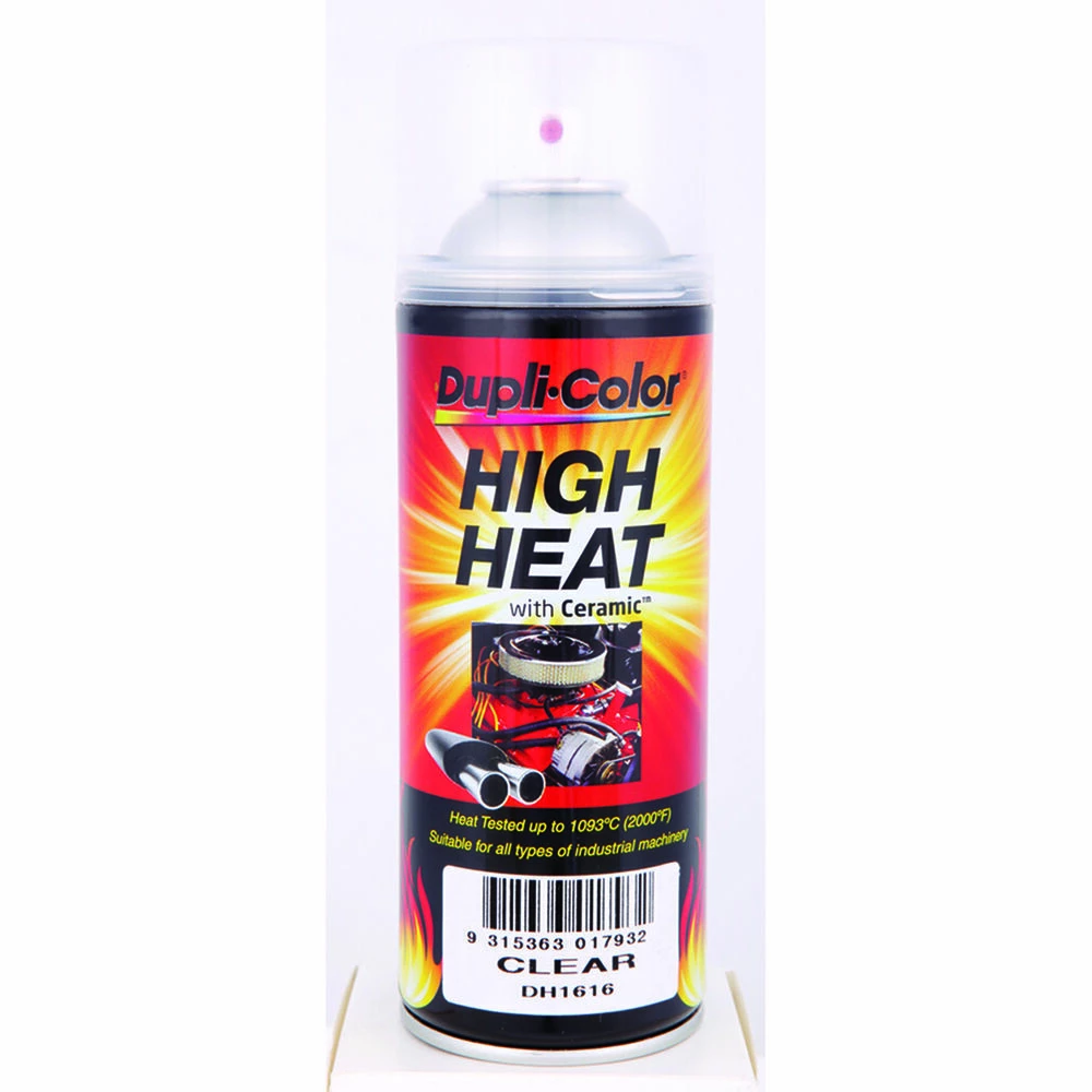 Dupli-Color High Heat Aerosol Paint, Clear - 340g 1 Dupli-Color High Heat Aerosol Paint, Clear - 340g