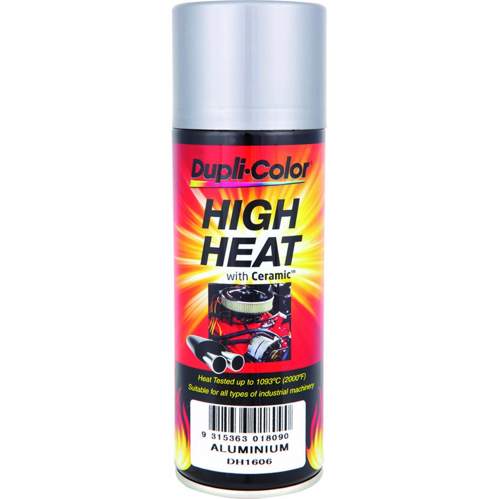 Dupli-Color High Heat Aerosol Paint, Aluminium - 340g 1 Dupli-Color High Heat Aerosol Paint, Aluminium - 340g