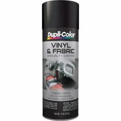 Dupli-Color Vinyl And Fabric Aerosol Paint, Flat Black - 311g