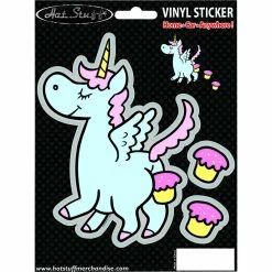 Hot Stuff Sticker Unicorn Fart, Vinyl