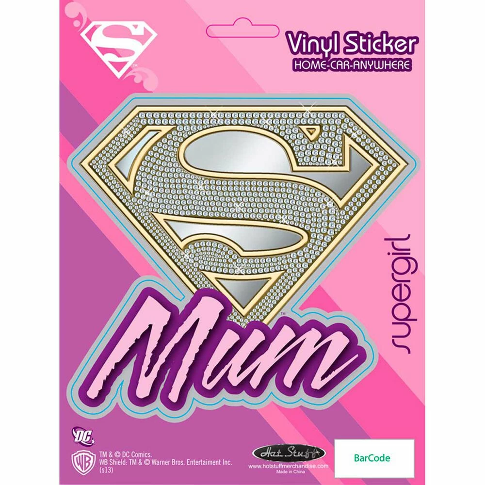 Hot Stuff Sticker Super Mum, Vinyl 2 Hot Stuff Sticker Super Mum, Vinyl - Image 2