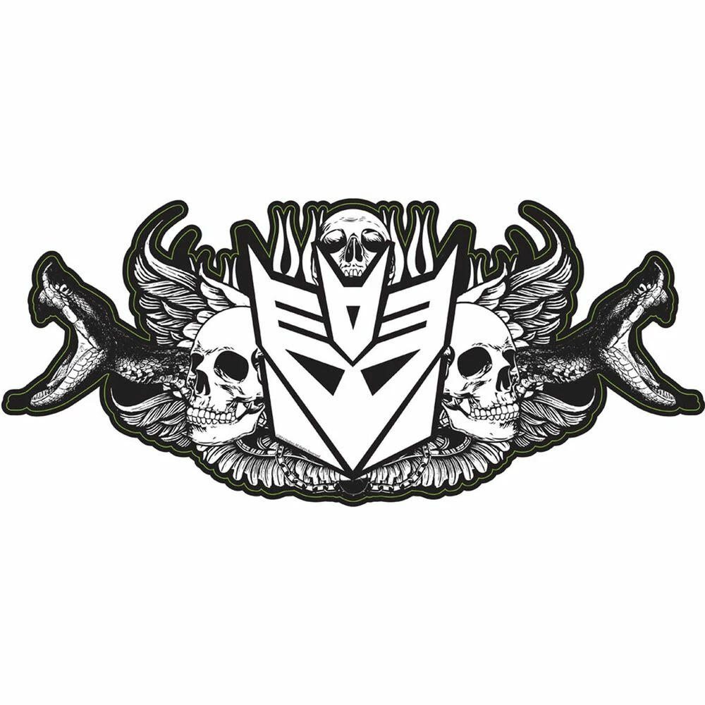 Hot Stuff Sticker - Decepticons Snakes, Vinyl 1 Hot Stuff Sticker - Decepticons Snakes, Vinyl