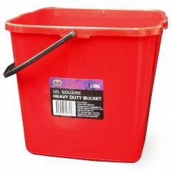 SCA Heavy Duty Square Bucket 12 Litre