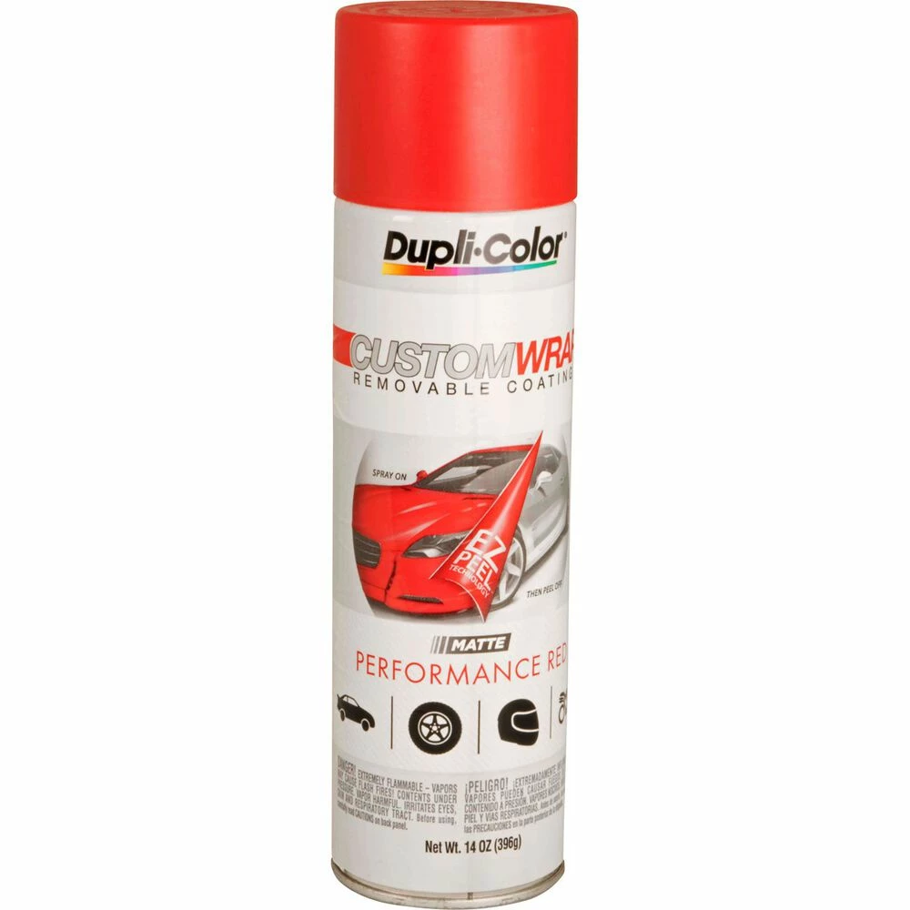 Dupli-Color Aerosol Paint Custom Wrap Matte Performance Red 396g 1 Dupli-Color Aerosol Paint Custom Wrap Matte Performance Red 396g
