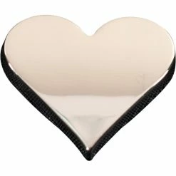 SCA 3D Chrome Badge Heart Emblem
