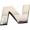 SCA 3D Chrome Badge Letter N