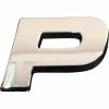 SCA 3D Chrome Badge Letter P