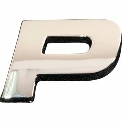 SCA 3D Chrome Badge Letter P
