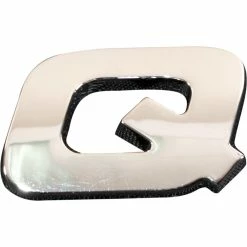 SCA 3D Chrome Badge Letter Q