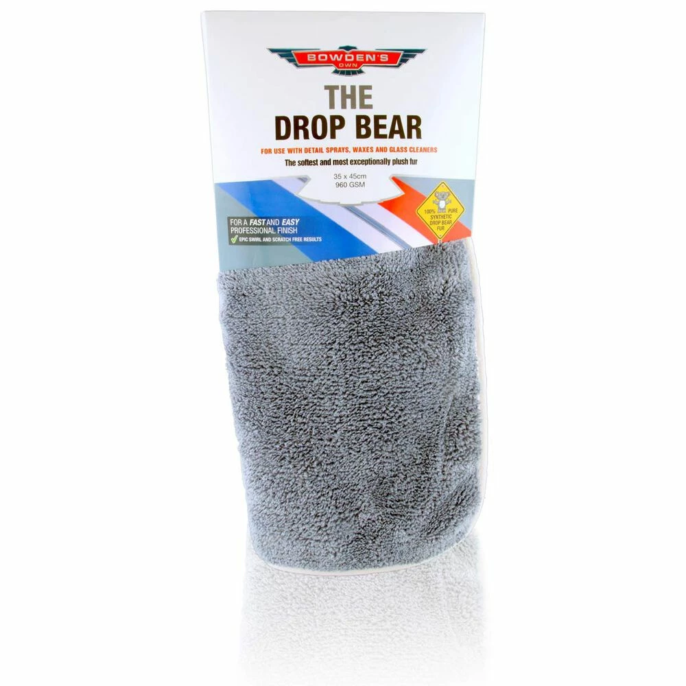 Bowden's Own Drop Bear Microfibre Cloth 350 X 450mm 1 Bowden's Own Drop Bear Microfibre Cloth 350 X 450mm