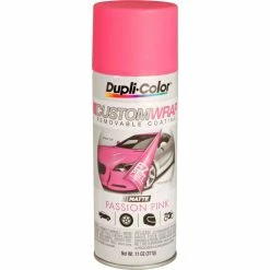 Dupli-Color Aerosol Paint Custom Wrap, Matte Passion Pink - 311g