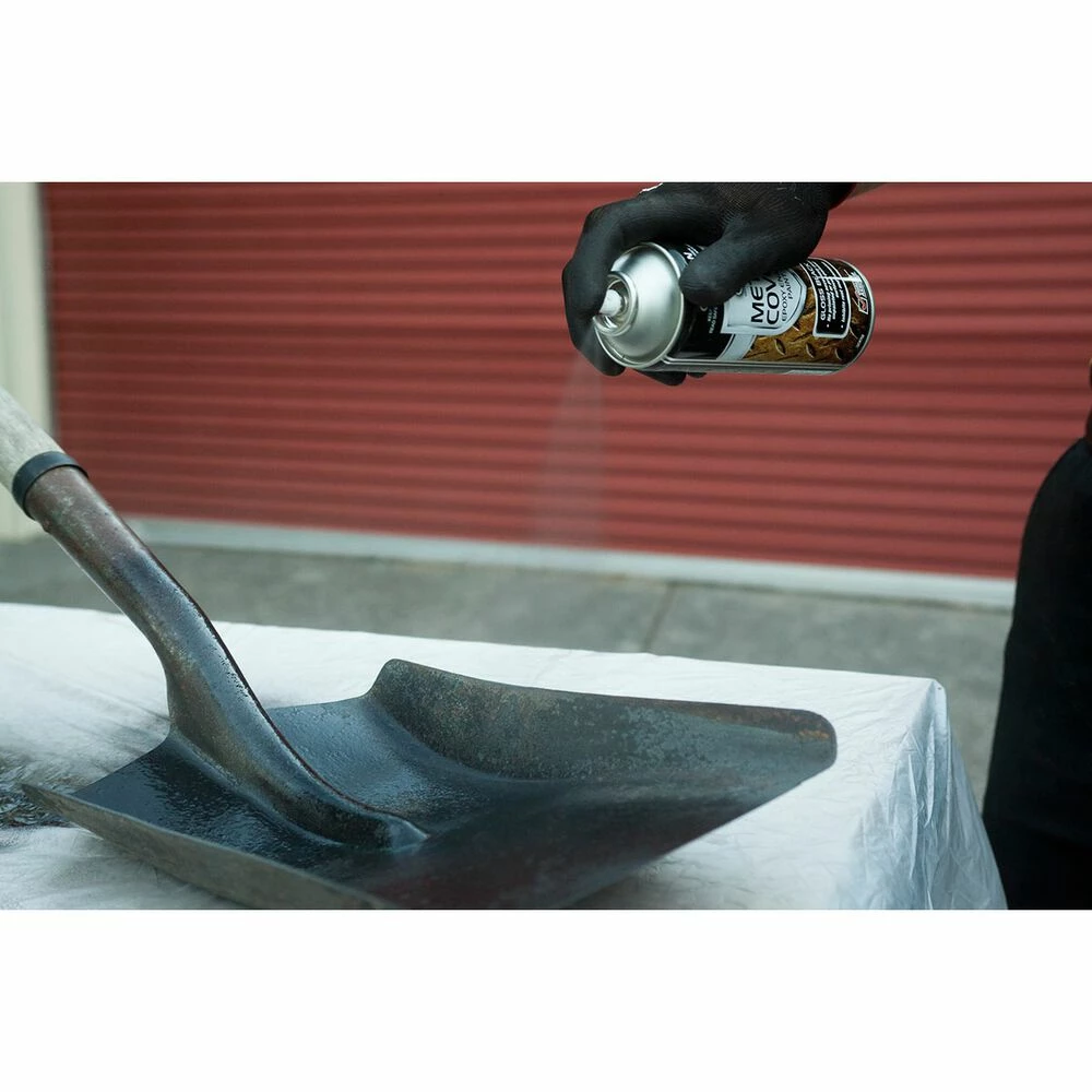 SCA Metal Cover Enamel Rust Paint, Gloss Black - 500mL 6 SCA Metal Cover Enamel Rust Paint, Gloss Black - 500mL - Image 6