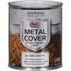 SCA Metal Cover Enamel Rust Paint, Gloss White - 500mL