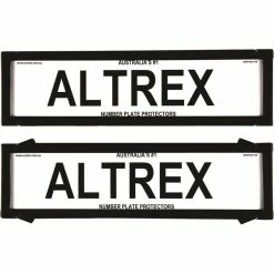 Altrex Number Plate Protector - 6 Figure Slimline Clear 6VSNL