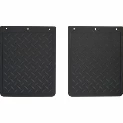 SCA 4X4 Mudguards - Checkerplate, Pair, 280mm X 350mm