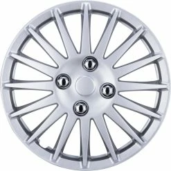 SCA Wheel Covers - Turbine Silver 13" Set Of 4