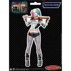 Hot Stuff Sticker Suicide Squad, Harley Quinn Solo, Vinyl