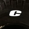 Tire Stickers - Letter C