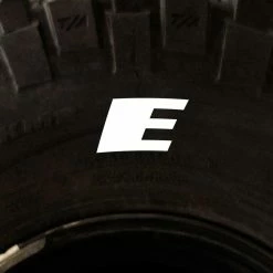Tire Stickers - Letter E