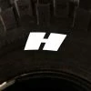 Tire Stickers - Letter H