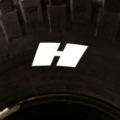 Tire Stickers - Letter H