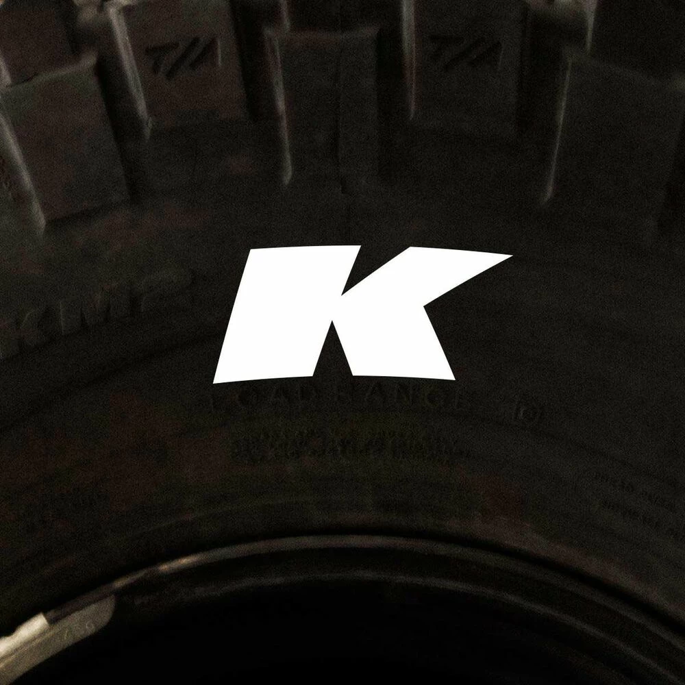 Tire Stickers - Letter K 1 Tire Stickers - Letter K