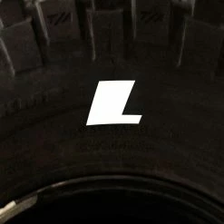 Tire Stickers - Letter L