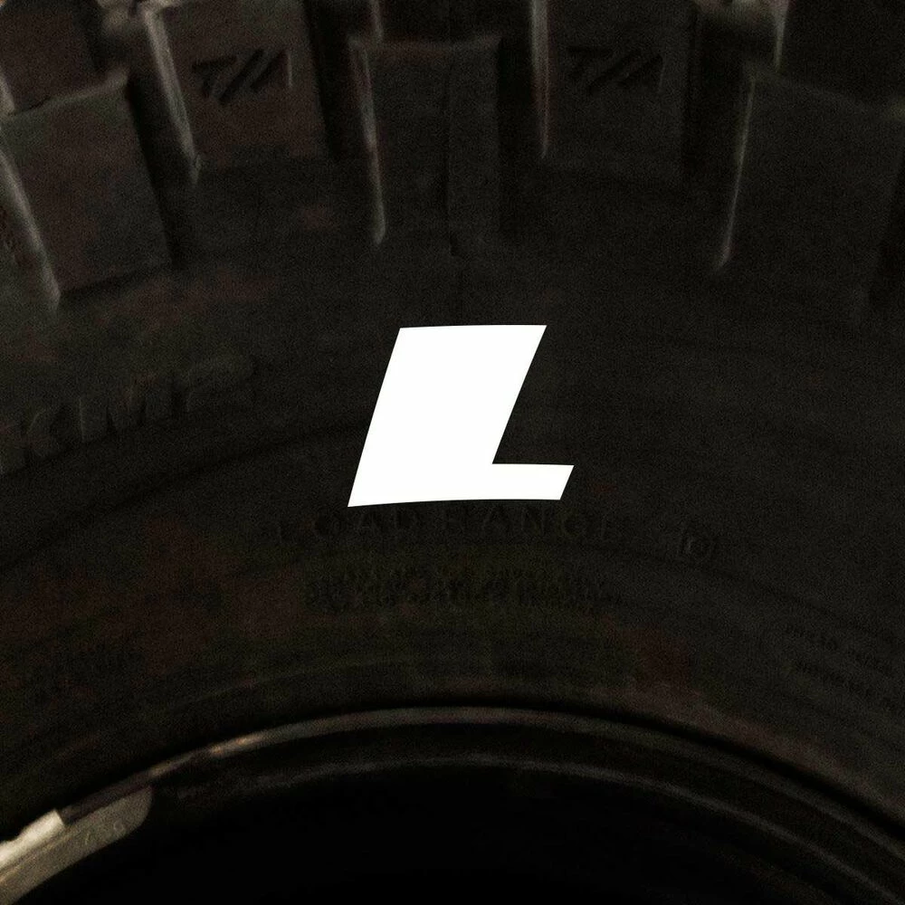 Tire Stickers - Letter L 1 Tire Stickers - Letter L