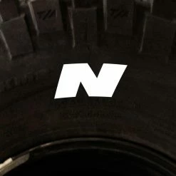 Tire Stickers - Letter N