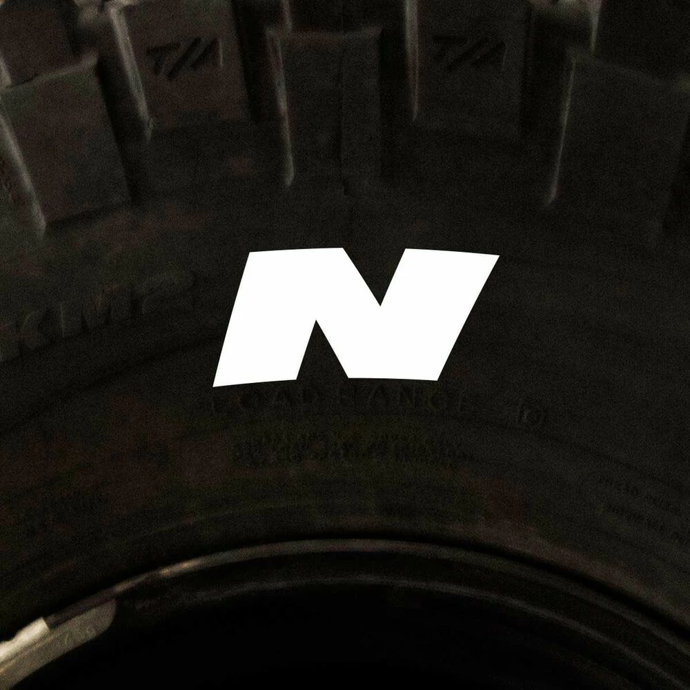 Tire Stickers - Letter N 1 Tire Stickers - Letter N