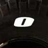 Tire Stickers - Letter O
