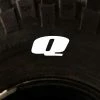 Tire Stickers - Letter Q