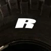 Tire Stickers - Letter R