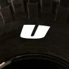Tire Stickers - Letter U
