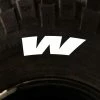 Tire Stickers - Letter W