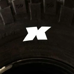 Tire Stickers - Letter X