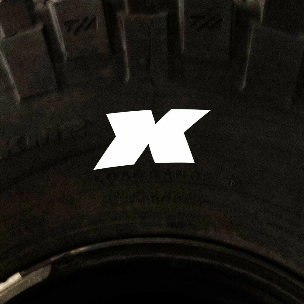 Tire Stickers - Letter X 1 Tire Stickers - Letter X